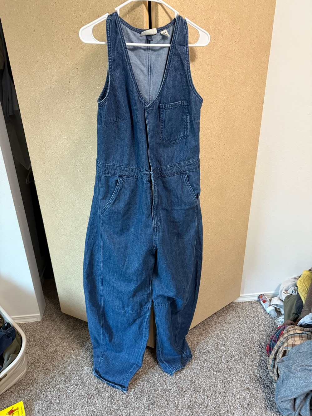 Universal Thread Girls' Denim One-Piece Jumpsuit - Blue
